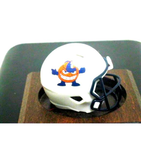 Syracuse Helmet Pocket Pro Custom Retro 70's Logo Throwback The Orange - Picture 3 of 4